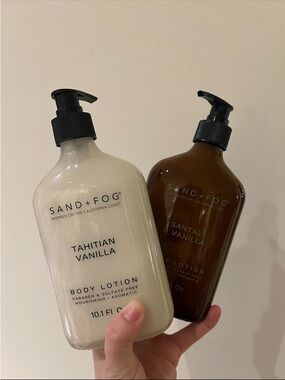 Sand + Fog Santal & Vanilla, Tahitian Vanilla Body Lotion Lot